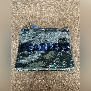 Frozen 2 Sequin Reversible Pencil Case Make-up Fearless Blue Disney